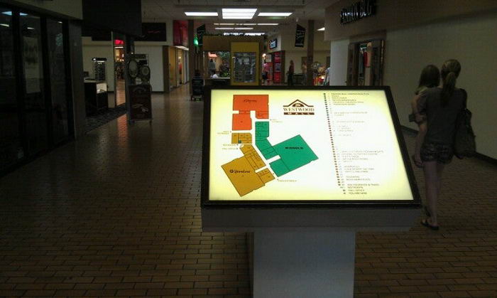 Westwood Mall - Mall Directory (newer photo)